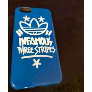 アディダス(adidas)のiPhone 6 6s adidas case  青色(モバイルケース/カバー)