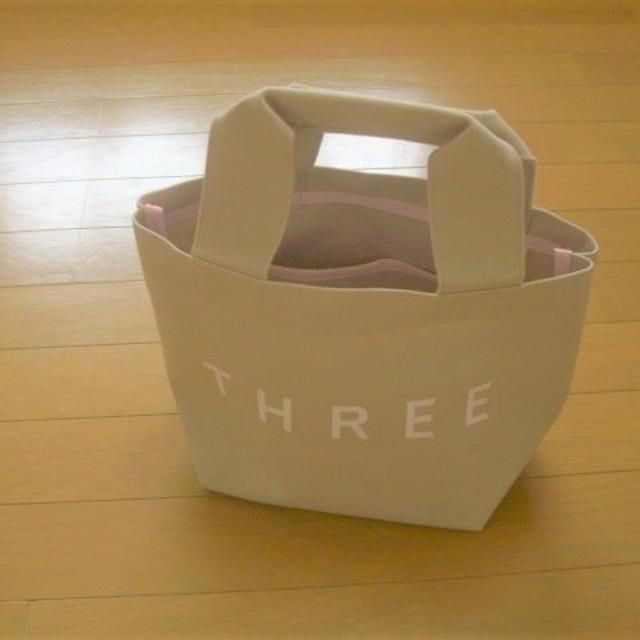 THREE(スリー)のTHREE スリー ノベルティ ミニ トートバッグ 未使用 送料込 レディースのバッグ(トートバッグ)の商品写真