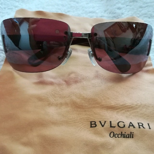 BVLGARI(ブルガリ)のブルガリBVLGARI☆サングラス　ブラウン レディースのファッション小物(サングラス/メガネ)の商品写真