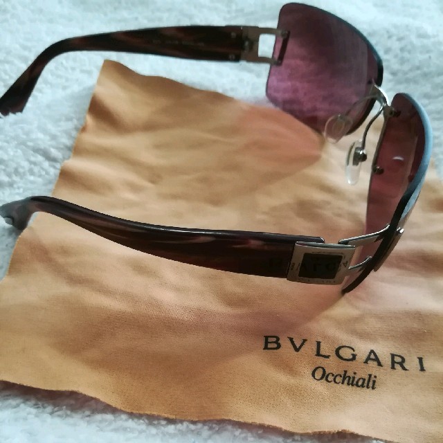 BVLGARI(ブルガリ)のブルガリBVLGARI☆サングラス　ブラウン レディースのファッション小物(サングラス/メガネ)の商品写真