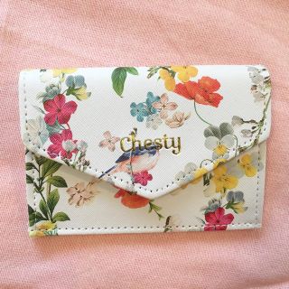 チェスティ(Chesty)の新品未使用 chesty♡美人百花付録 フラワー柄財布 カード入れ パスケース(コインケース)