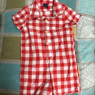 ベビーギャップ(babyGAP)の【美品】GAPシャツロンパース(ロンパース)