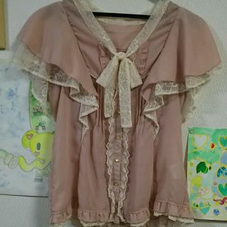 アクシーズファム(axes femme)の値下げしました(^-^)/axesピンクブラウス(シャツ/ブラウス(半袖/袖なし))