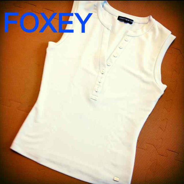 FOXEY(フォクシー)のフォクシーNY ライトブルートップス♡ レディースのトップス(カットソー(半袖/袖なし))の商品写真