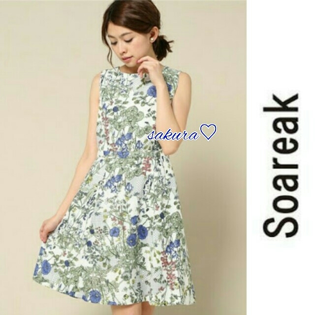 Soareak(ソアリーク)の美品♡Soareak ワンピース♡ジャスグリッティー ANAYI マイストラーダ レディースのワンピース(ひざ丈ワンピース)の商品写真