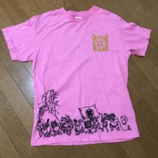 モモイロクローバーゼット(ももいろクローバーZ)のももクロ　桃神祭2016　鬼ヶ島/ Tシャツ　ピンク Sサイズ 佐々木彩夏(アイドルグッズ)