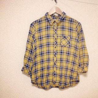 グローバルワーク(GLOBAL WORK)のチェック柄シャツ(シャツ/ブラウス(長袖/七分))