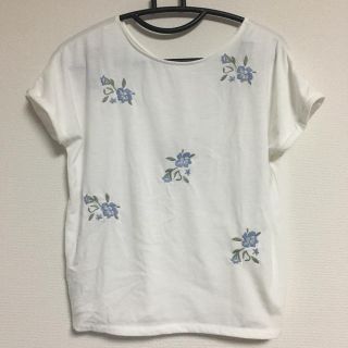 ヴィス(ViS)のvis 刺繍Tシャツ(Tシャツ(半袖/袖なし))