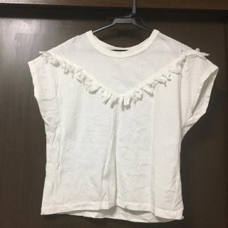 アーベーセーアンフェイス(abc une face)のabcuneface  フリンジTシャツ(Tシャツ(半袖/袖なし))