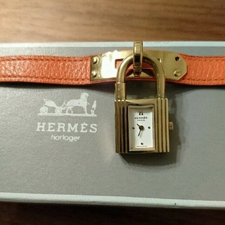 エルメス(Hermes)のお値下げ☆エルメス☆ケリーウォッチ☆時計オレンジ(腕時計)