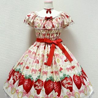 アンジェリックプリティー(Angelic Pretty)のAngelic Pretty☆Melty Berry Princessワンピース(ひざ丈ワンピース)