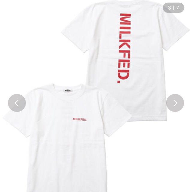 MILKFED.(ミルクフェド)の 値下げしました！  MILKFED. 白Tシャツ レディースのトップス(Tシャツ(半袖/袖なし))の商品写真