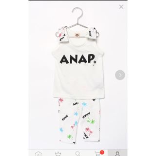 アナップキッズ(ANAP Kids)のANAP kids TOPSヤシノ木レギンスSET (その他)