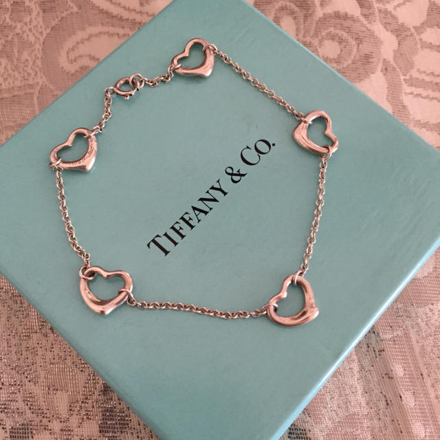 Tiffany & Co.(ティファニー)のティファニー☆オープンハート ブレスレット☆シルバー925 レディースのアクセサリー(ブレスレット/バングル)の商品写真