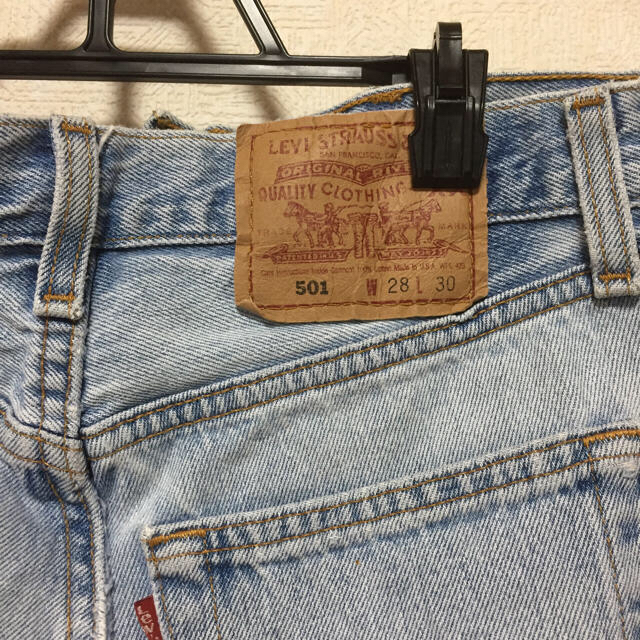 Levi's(リーバイス)のリーバイス 501 切りっぱなしデニムスカート レディースのスカート(ミニスカート)の商品写真