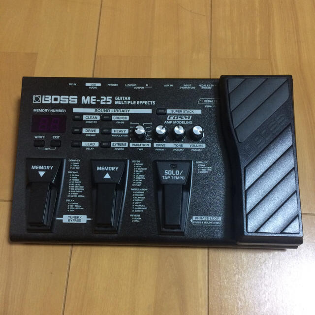 ギター初心者必見! マルチエフェクター BOSS ME-25 - ギター ギター初心者必見! マルチエフェクター BOSS ME-25 - ギター