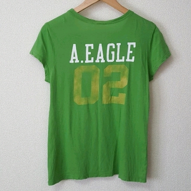 American Eagle(アメリカンイーグル)の専用♪AMERICAN EAGLE・Tシャツ&ボーダースカート２点 レディースのトップス(Tシャツ(半袖/袖なし))の商品写真