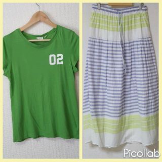 アメリカンイーグル(American Eagle)の専用♪AMERICAN EAGLE・Tシャツ&ボーダースカート２点(Tシャツ(半袖/袖なし))