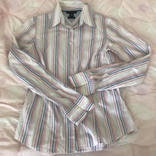 トミーヒルフィガー(TOMMY HILFIGER)のトミーヒルフィガー ☆ ストライプシャツ(シャツ/ブラウス(長袖/七分))