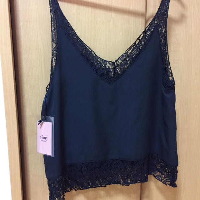 eimy istoire(エイミーイストワール)のいいね不要！eimy istoire  lace vneck tank レディースのトップス(キャミソール)の商品写真