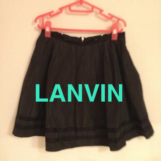 ランバンオンブルー(LANVIN en Bleu)のランバン♡フレア上品スカート☆(ひざ丈スカート)