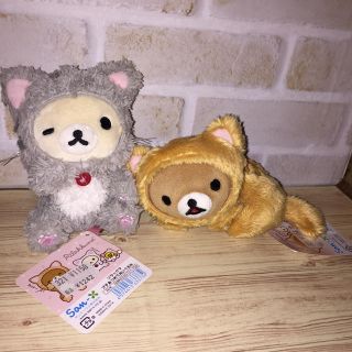 サンエックス(サンエックス)のリラックマ プチあつめてぬいぐるみ2個セット(ぬいぐるみ)