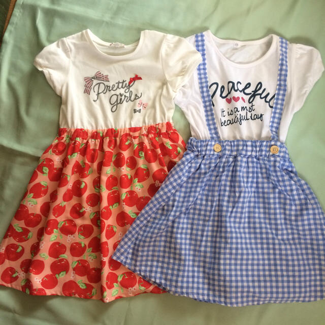 anyFAM(エニィファム)のジェラトーニ様専用／ワンピース130センチ キッズ/ベビー/マタニティのキッズ服女の子用(90cm~)(ワンピース)の商品写真