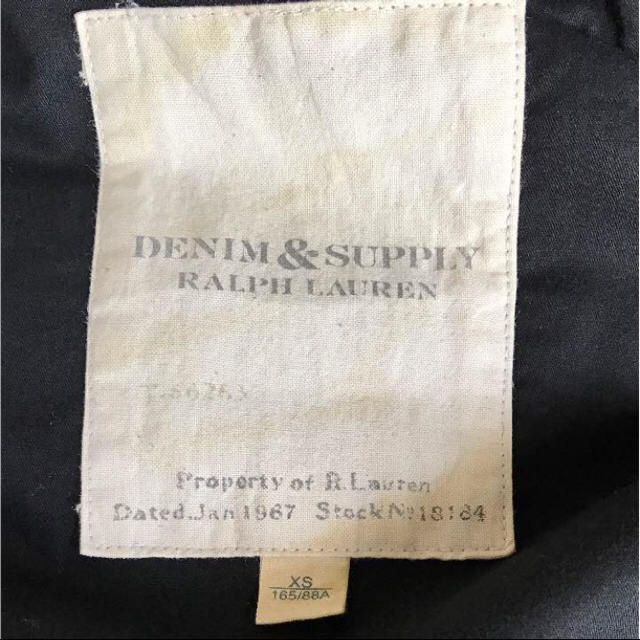 Denim & Supply Ralph Lauren(デニムアンドサプライラルフローレン)のRalph Lauren ダウンベスト ブラック XS メンズのジャケット/アウター(ダウンベスト)の商品写真