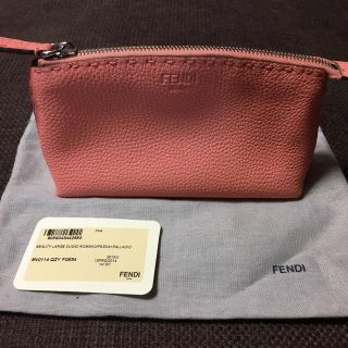 フェンディ(FENDI)のフェンディ セレリア ポーチ 美品 正規品 ピンク ピーカブー バイザウェイ (ポーチ)