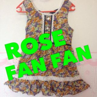 ローズファンファン(ROSE FANFAN)のROSE FAN FAN♡新品モテワンピ(ミニワンピース)