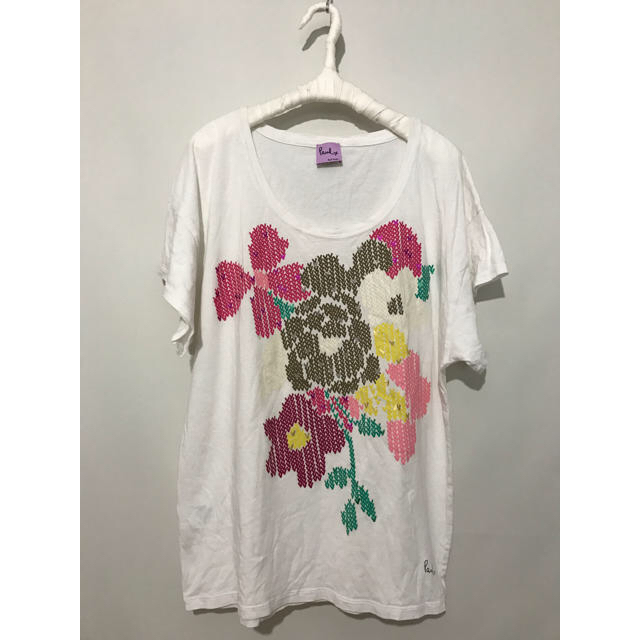 Paul Smith(ポールスミス)のポールスミス 花柄Tシャツ 大きいサイズ  レディースのトップス(Tシャツ(半袖/袖なし))の商品写真