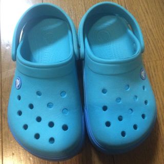 クロックス(crocs)のクロックス 美品 サイズ19.5cm J1 (サンダル)