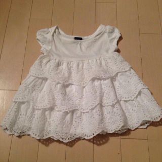 ベビーギャップ(babyGAP)のbaby Gap フリルワンピ70cm(その他)