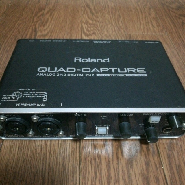 Roland(ローランド)のRoland  quad capture  楽器のDTM/DAW(オーディオインターフェイス)の商品写真