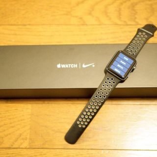 アップル(Apple)のApple Watch Series2 Nike+ 42mmスペースグレイ(スマートフォン本体)