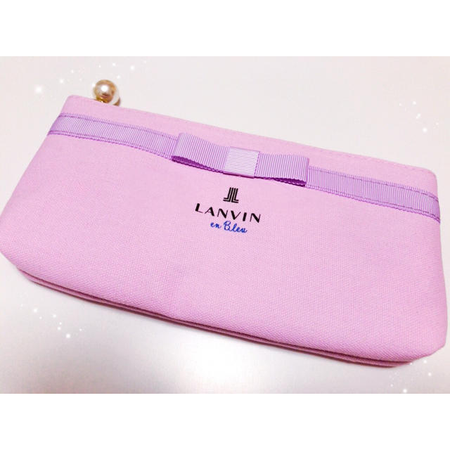 LANVIN en Bleu(ランバンオンブルー)の【♪にゃんこ♪様専用】   ⑅LANVIN en Bleu⑅マルチポーチ レディースのファッション小物(ポーチ)の商品写真