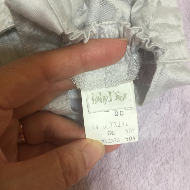 baby Dior(ベビーディオール)のBABYDIORベビーディオール✴︎ロンパース キッズ/ベビー/マタニティのベビー服(~85cm)(ロンパース)の商品写真
