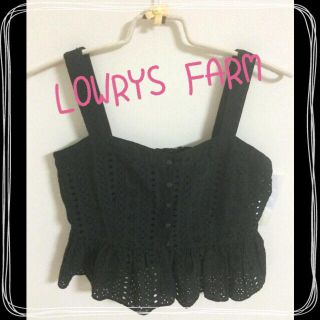 ローリーズファーム(LOWRYS FARM)のLOWRYS☆スカラップレースビスチェ(キャミソール)