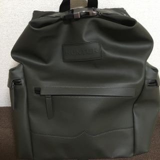 【値下げ‼︎】HUNTER レザー　ボア　バックパック　リュック