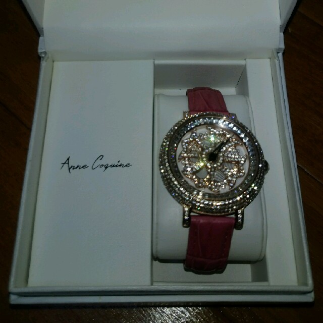 美品♥正規品♥カスタム アンコキーヌ グルグル時計 レディースのファッション小物(腕時計)の商品写真
