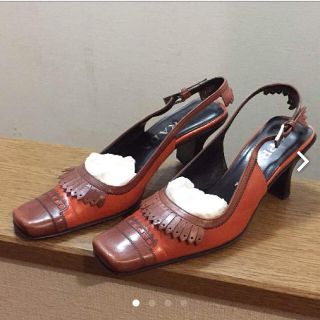 プラダ(PRADA)のプラダ☆スリングバックパンプス/オープンバック/グッチ、ランバン、ダイアナ(ハイヒール/パンプス)