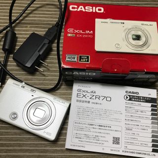 カシオ(CASIO)のCASIO EXILIM EX-ZR70自撮りチルト液晶 (コンパクトデジタルカメラ)