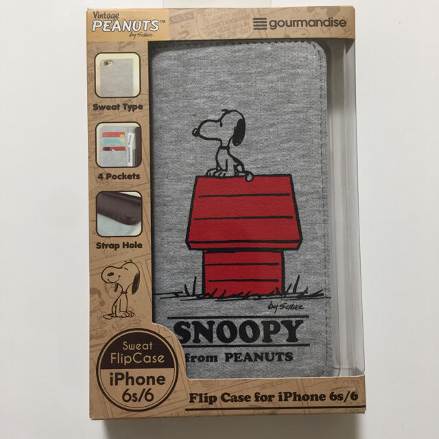 SNOOPY(スヌーピー)のu.i様専用☆☆iPhone6 手帳型カバー スヌーピー スマホ/家電/カメラのスマホアクセサリー(iPhoneケース)の商品写真