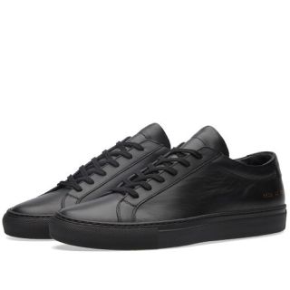 コモンプロジェクト(COMMON PROJECTS)の美品【COMMON PROJECTS】ACHILLES LOW BLACK 39(スニーカー)