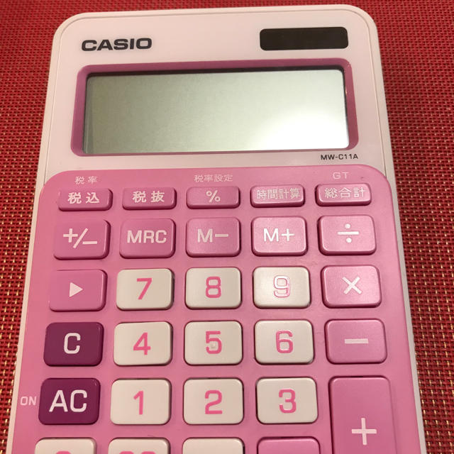 Casio かなママさん専用カシオ 電卓 ピンクの通販 By てくまくま