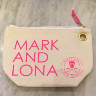 マークアンドロナ(MARK&LONA)の新品 非売品 マークアンドロナ MARK&LONA ポーチ ビーチポーチ ピンク(その他)