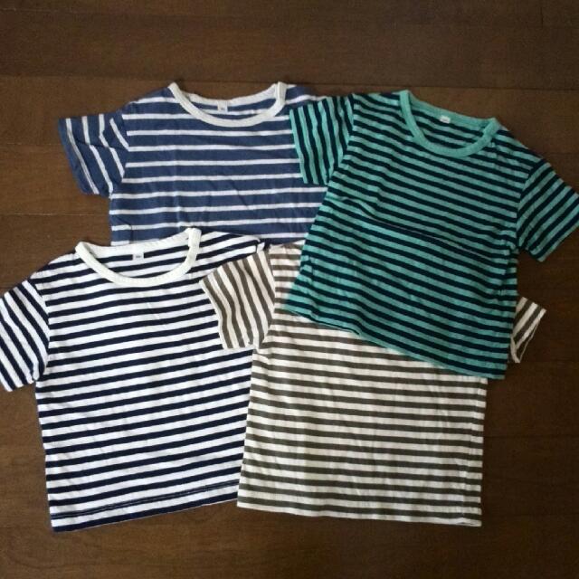 MUJI (無印良品)(ムジルシリョウヒン)のしましま　８０ キッズ/ベビー/マタニティのキッズ服男の子用(90cm~)(その他)の商品写真