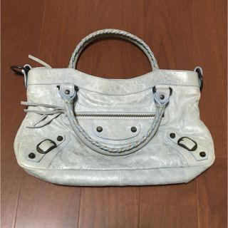 バレンシアガ(Balenciaga)のバレンシアガ・水色のファースト(ハンドバッグ)