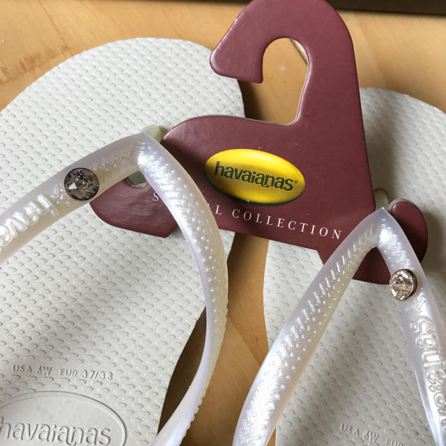 havaianas(ハワイアナス)の★新品★ハワイアナス★ビーチサンダル★スワロフスキー★35-36 レディースの靴/シューズ(ビーチサンダル)の商品写真