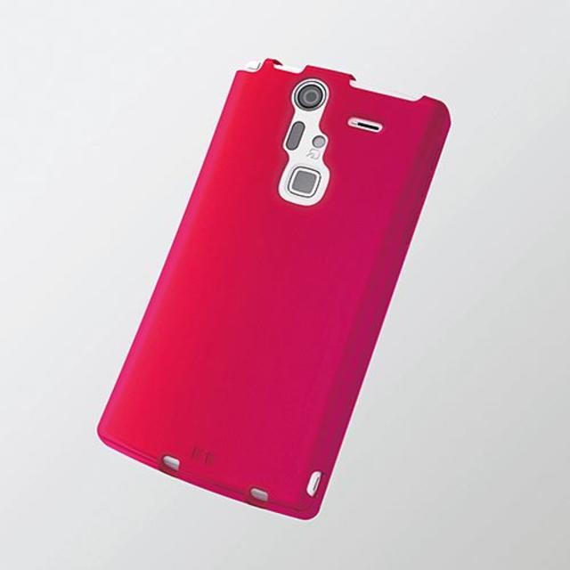 docomo ARROWS V F-04E用ソフトケース ピンク スマホ/家電/カメラのスマホアクセサリー(Androidケース)の商品写真